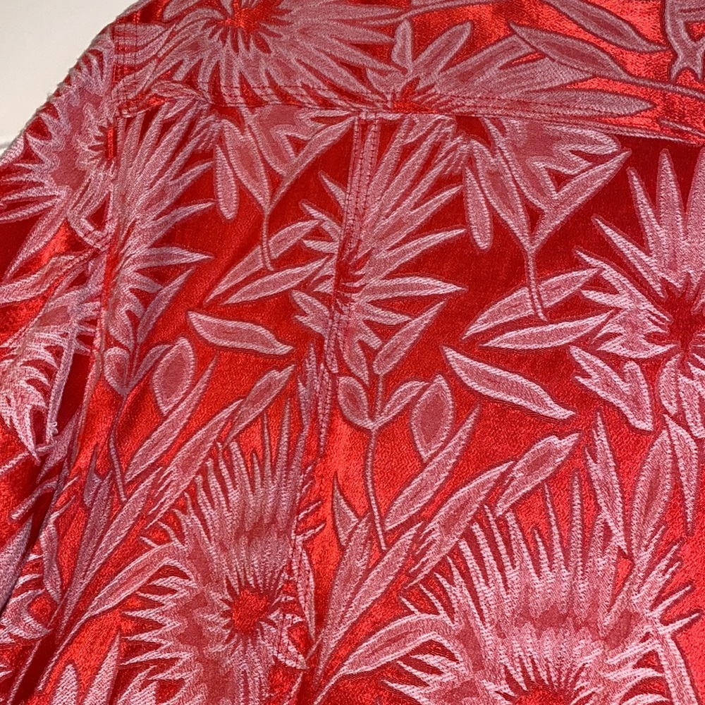 Chico’s Rayon/Silk Flowered Jacket - image 3